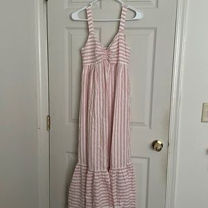 Banana Republic Petite Maxi Linen Dress